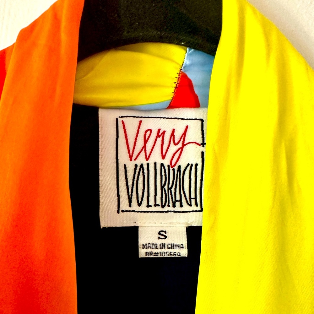 Vintage VERY VOLLBRACHT Jacket/Sweater Coat w/Silk Scarf EUC • HOST PICK ♥️ - Picture 2 of 5